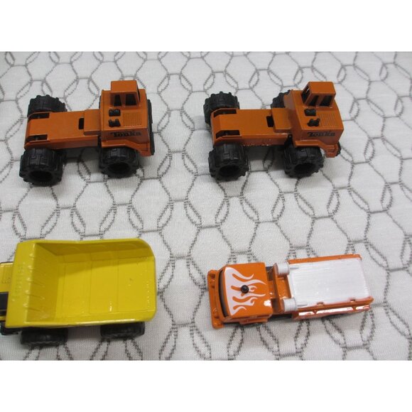 Lot of 7 Tonka Miniature Construction Vehicles - Picture 2 of 4